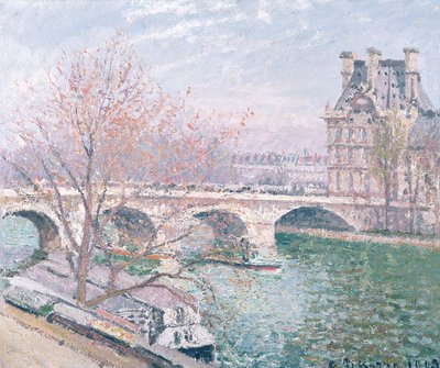 Der Pont-Royal und der Pavillon de Flore, 1903 von Camille Jacob Pissarro